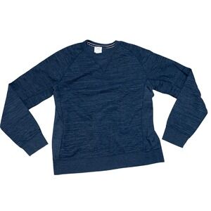 Champion Men's XL Pull Over Crewneck Sweatshirt Blue Heathered Athletic Apparel